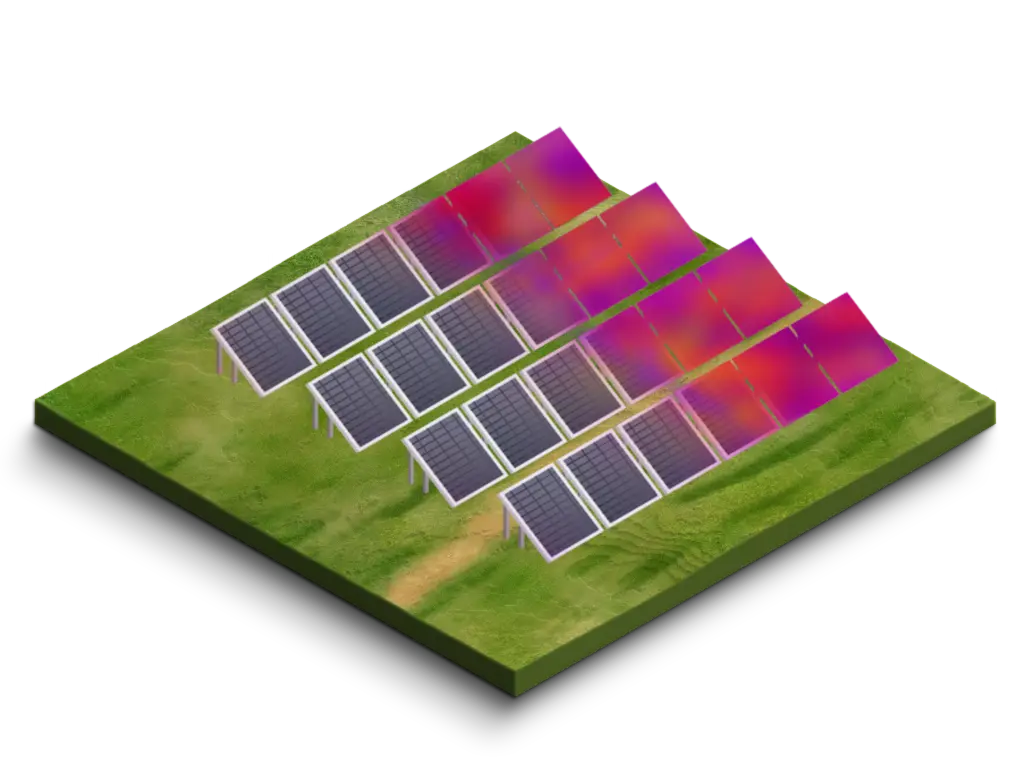 Inspection thermique panneaux solaires